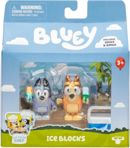 Bluey-figuren met ijsjes
