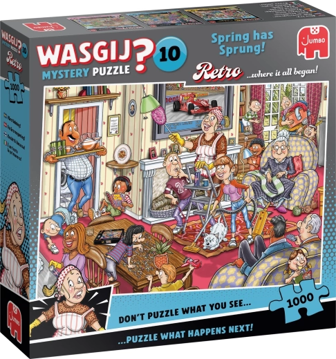 Jumbo Wasgij Retro Mystery 10: de lente is er! 1000 stukjes