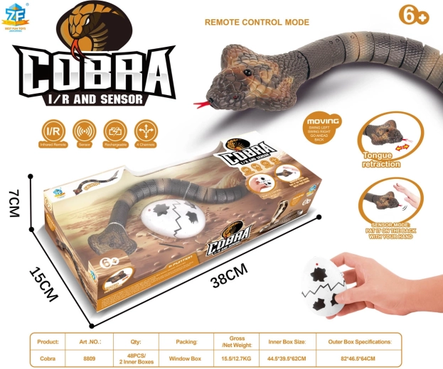 Op afstand bestuurbare cobra