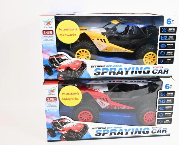 Off-road auto met afstandsbediening en rookeffect