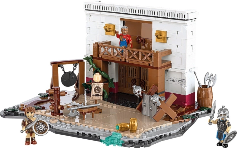 Gedetailleerde gladiatorenfiguren