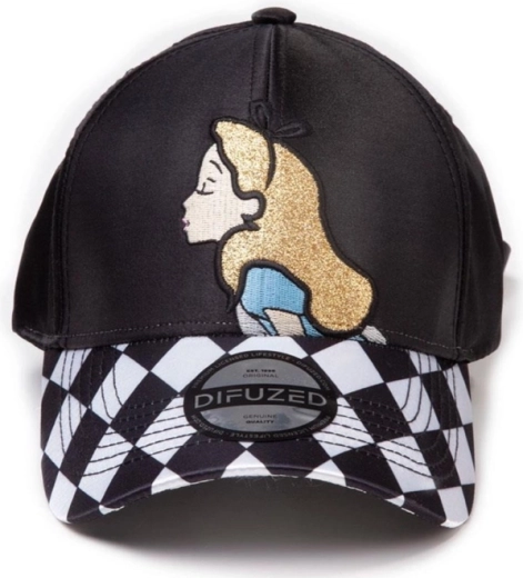 Disney Alice in Wonderland pet met gebogen klep