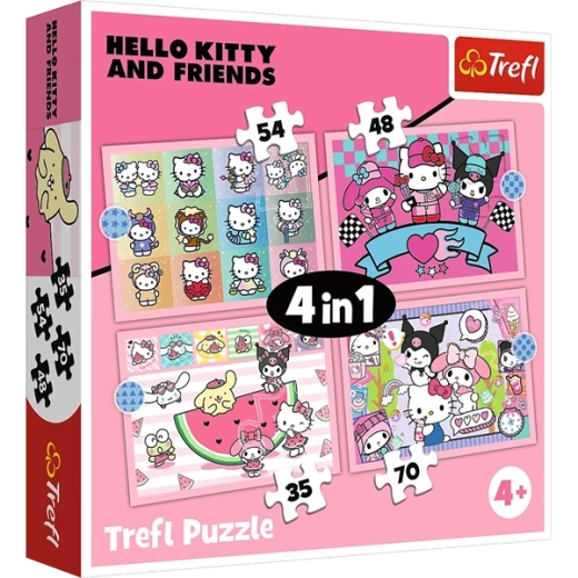 4 puzzels in één verpakking