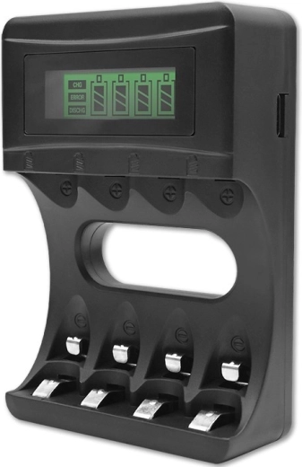 Lader voor Ni-MH batterijen AAA/AA