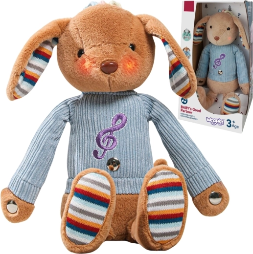Interactieve pluche hond met melodie en licht