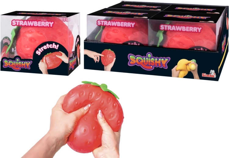 Squishy aardbei 15 cm