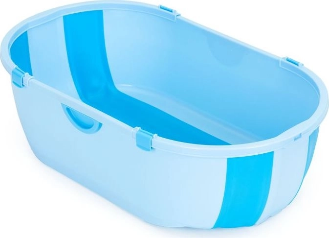 Opvouwbaar kinderbadje met afvoerstop ECOTOYS – Blauw