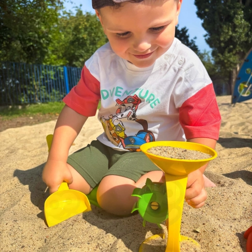 Zand- en watermolen voor experimenten