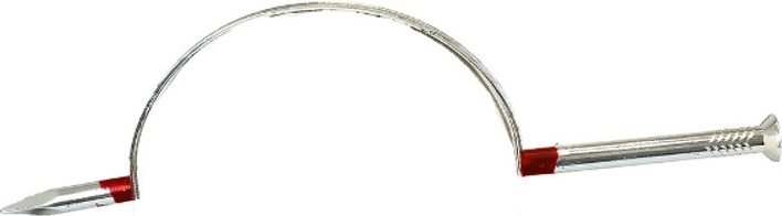 Hoofdband met een spijker door het hoofd