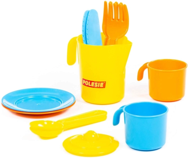 Lichte en kleurrijke set voor kinderhanden