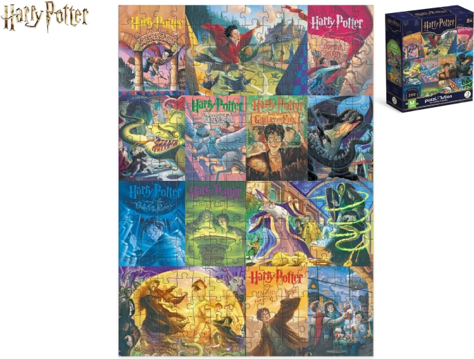 Harry Potter-puzzel – collage van boekomslagen (250 stukjes)