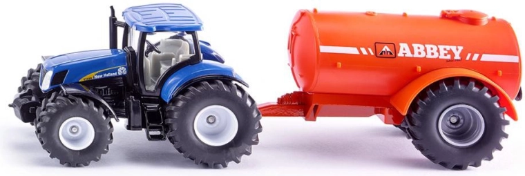 Siku Farmer tractor met tankwagen