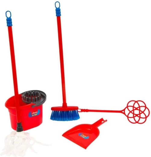 Rijke schoonmaakaccessoires in één set