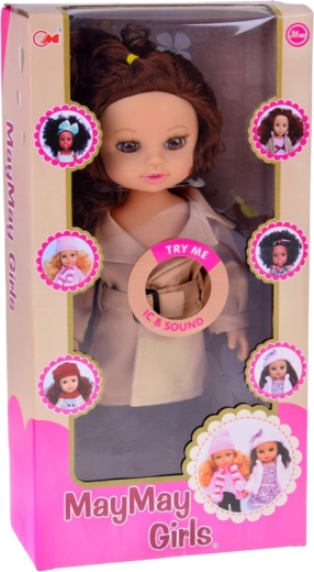 Vrolijke muziek na het indrukken van het buikje