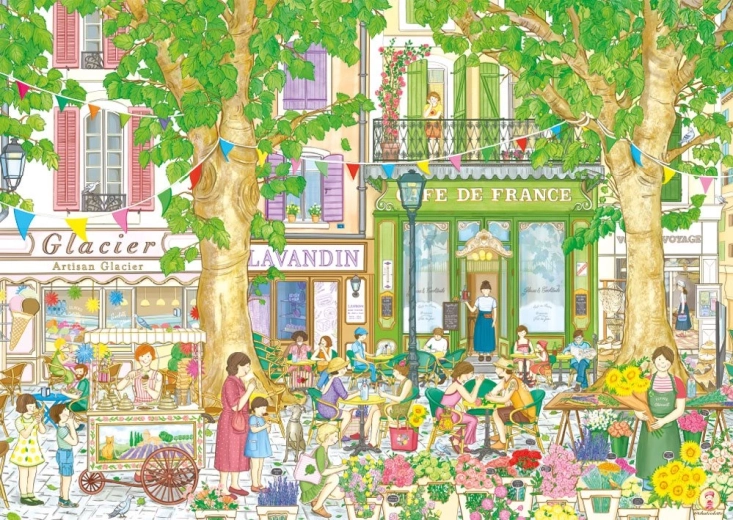 Magnolia puzzel Franse koffiezaak 1000 stukjes