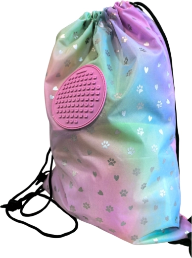 Pixie Crew rugzakje roze met hart en pootjes