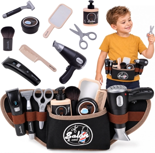 Kinderbarbier­set met riem en accessoires