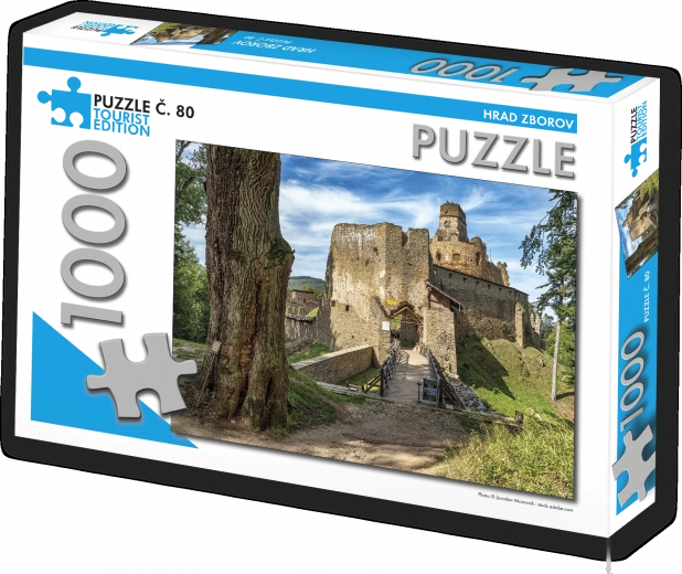 Toeristische Editie puzzel Kasteel Zborov 1000 stukjes