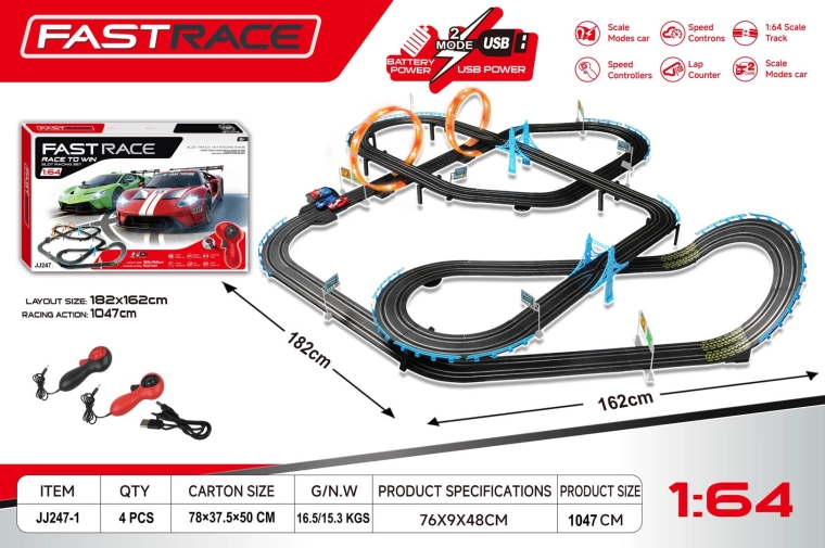Toyota racebaan met afstandsbediening 1:64