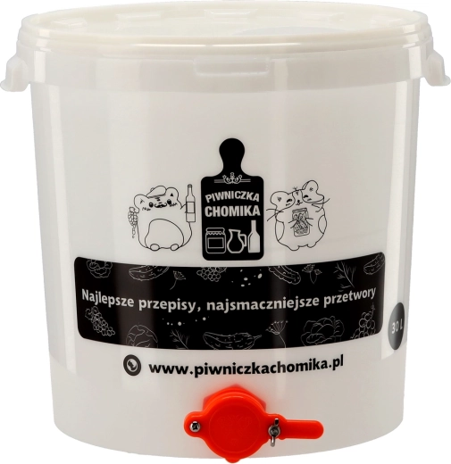 Bezinktank voor honing 30 l met bodemkraan