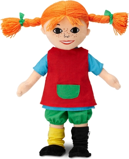 Micki of Sweden Pippi Langkous zachte stoffen pop 30 cm