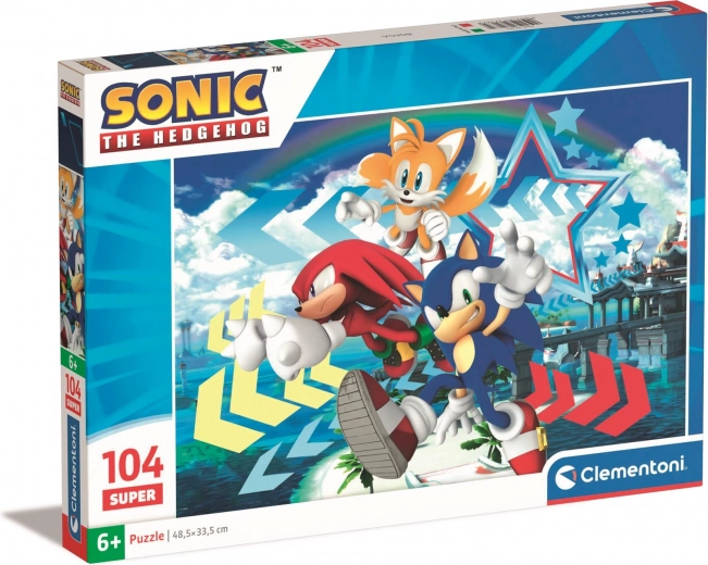 Puzzel 104 stukjes Sonic