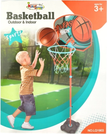 Vrijstaand basketbalnet in doos