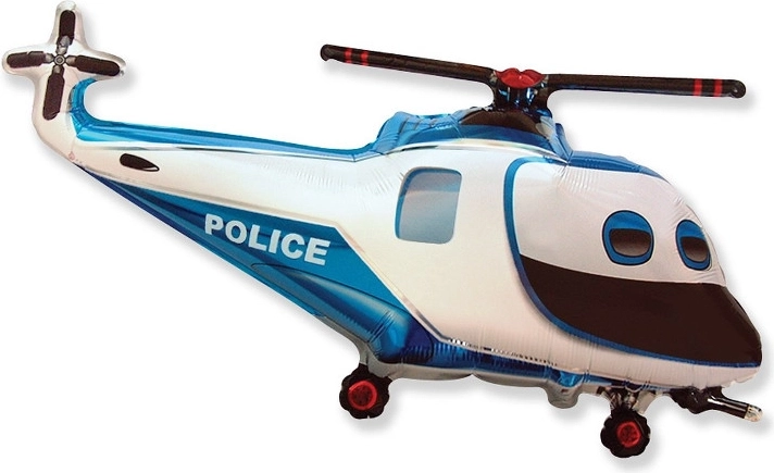 Folieballon Politiehelikopter