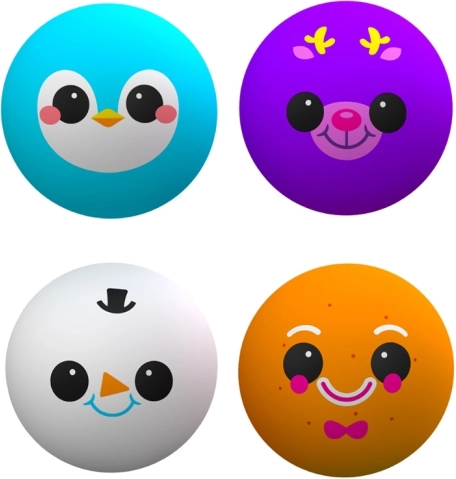 set van knijpballetjes Squishmas Squishkins