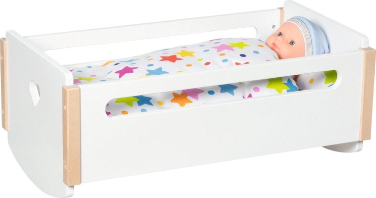 Wiegje voor poppen met hartje Goki