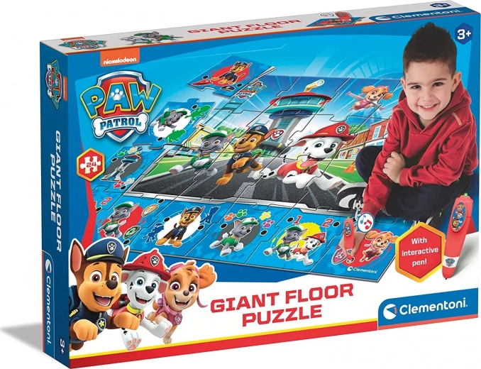 Puzzel met tapijt Paw Patrol, 24 stukjes