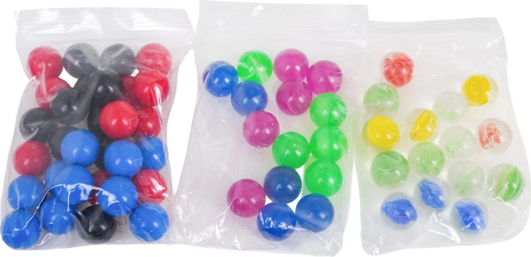 Lichtgevende knikkers voor een magisch schouwspel