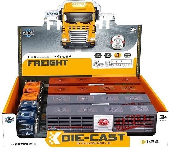 Kindertruck voor het vervoeren van dieren 39 cm met licht- en geluidseffecten HAT40