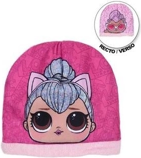 Roze fleecemuts L.O.L. Surprise!