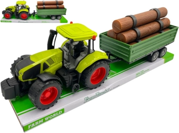 Tractor met aanhanger