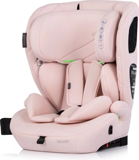 Autostoel CHIPOLINO Tycoon i-Size 76–150 cm met ISOFIX, Pink Marshmallow