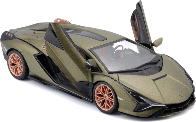 Getrouwe uitwerking van de supersportwagen