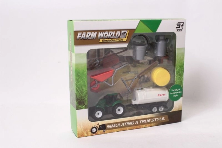Set met tractor Farm World