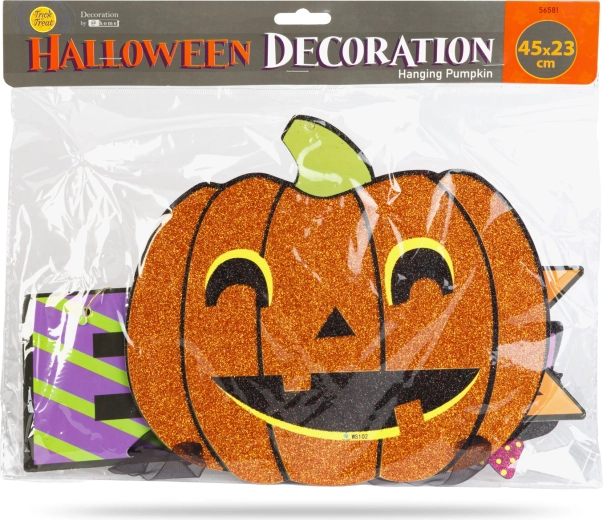 Glitterende pompoen voor Halloween