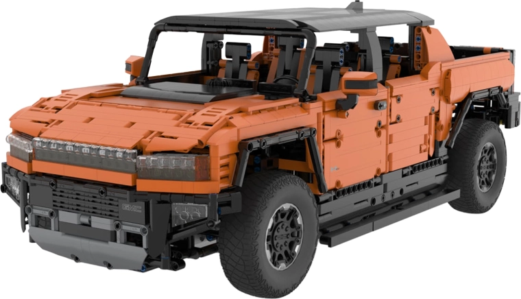 Gedetailleerd Hummer EV-model op schaal 1:10