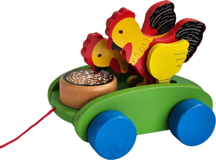 Gespikkelde kipjes in beweging