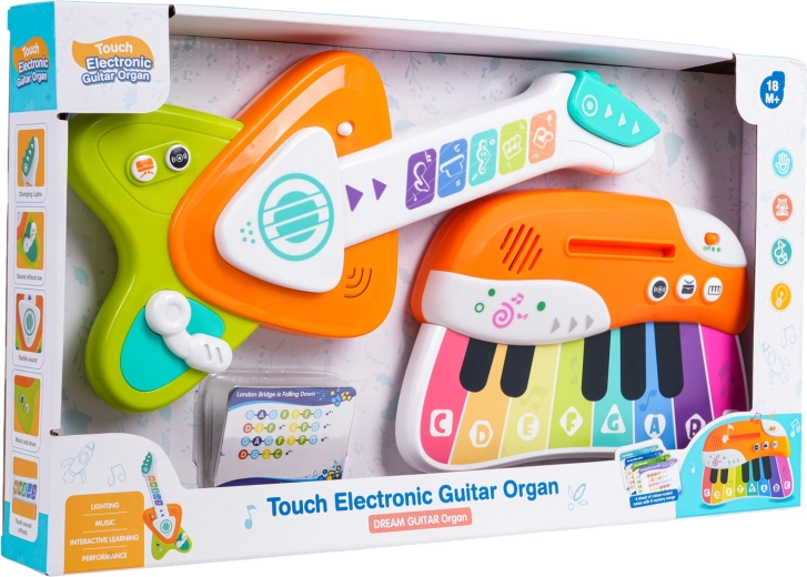Set aanraakbare muziekinstrumenten voor de allerkleinsten
