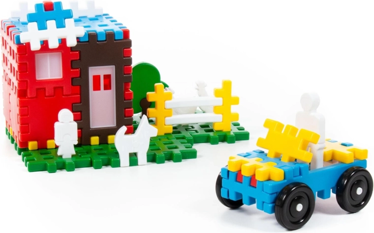 Bouw een huis, tuin en auto