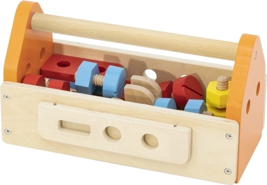 Praktische houten koffer