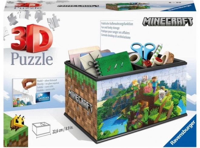 Ravensburger 3D-puzzel MINECRAFT opbergkist (108 stukjes)