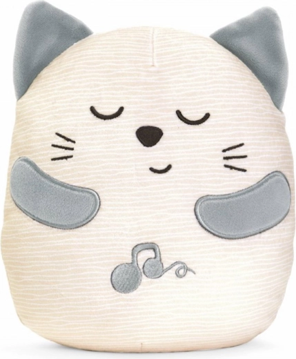 Chicco spinnende pluche kat voor baby’s 0m+