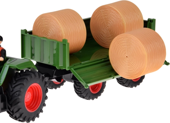 Afneembare aanhanger met neerklapbare zijborden