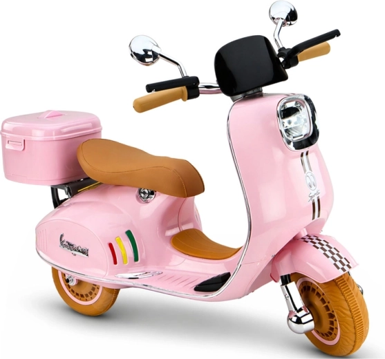 Elektrische Vespa voor kinderen, roze