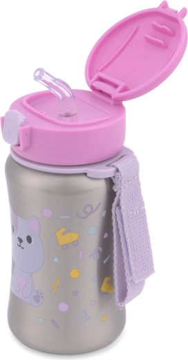 Opklapdeksel voor een schoon rietje