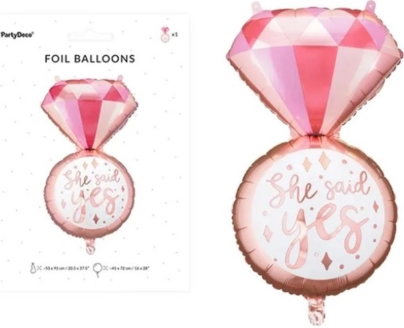 Folieballon Ring – verloving